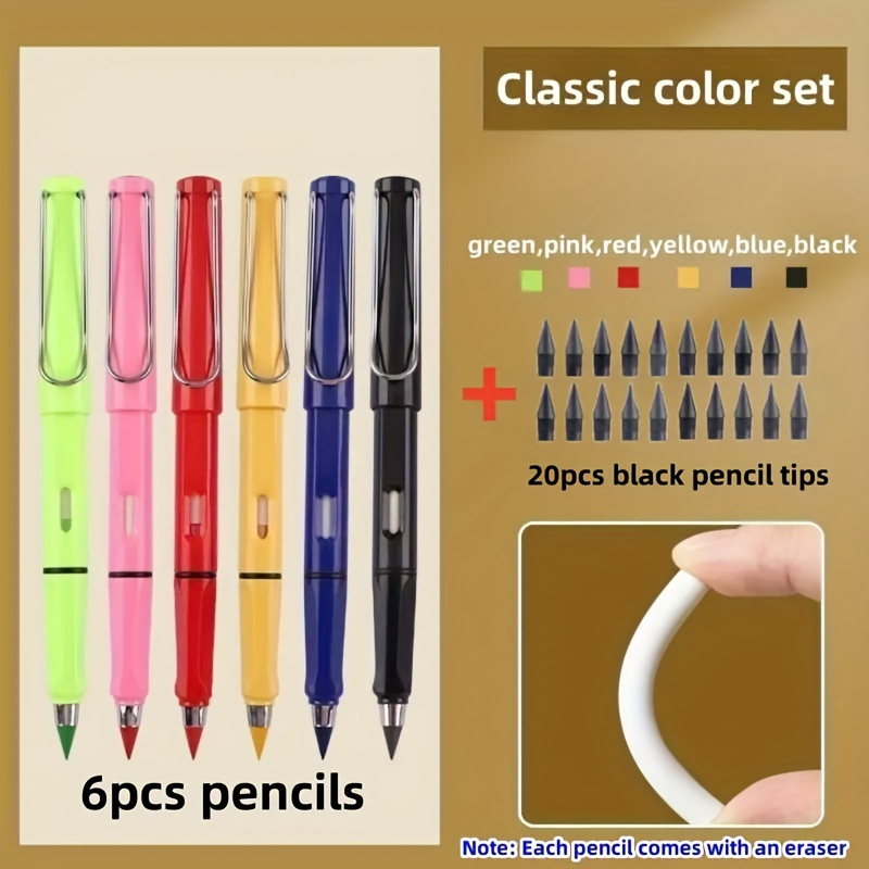 Office And School Supplies Writing Supplies And Correction Tape Colored  Pencils - Temu