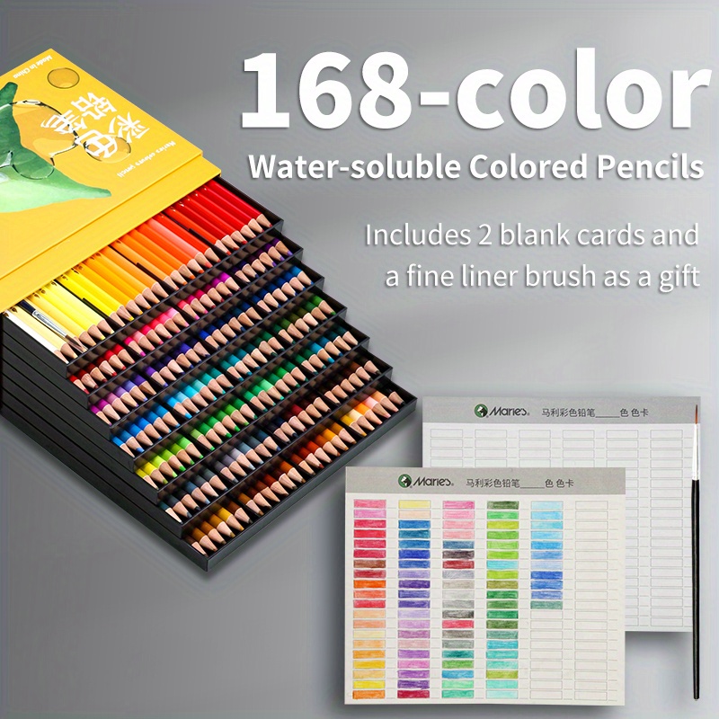 Marie's Vibrant Colored Pencils Professional Oil/watercolor - Temu