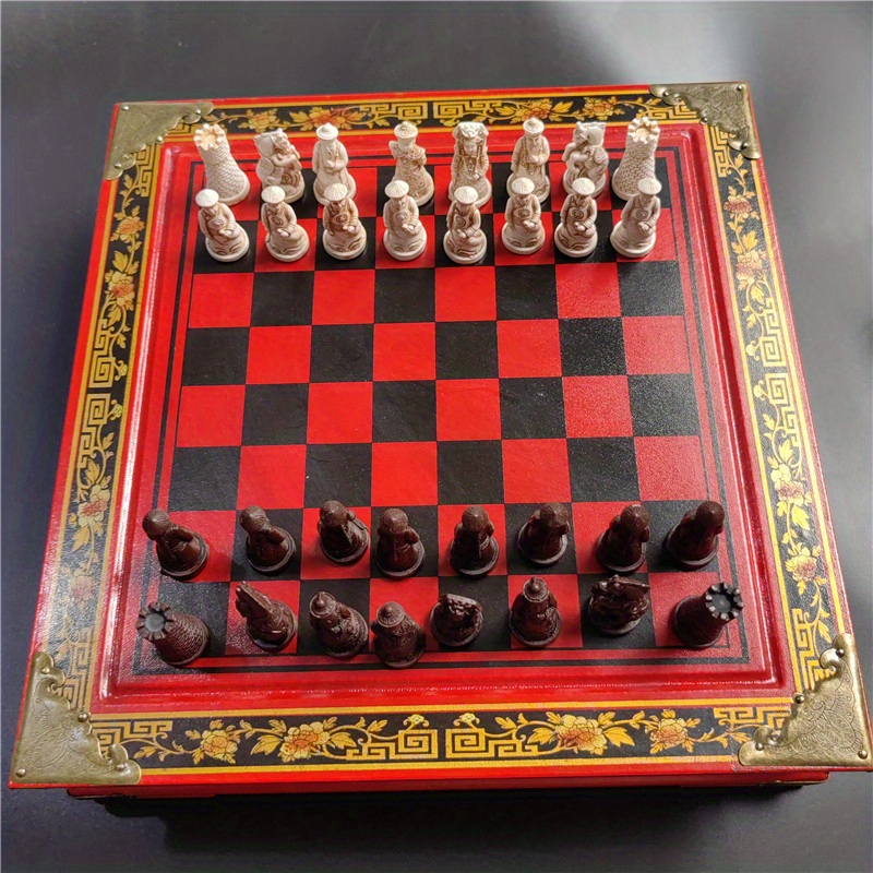 Retro Resin Chess Pieces Modern Home Decor International Chessmen Figurines  ▻  ▻ Free Shipping ▻ Up to 70% OFF