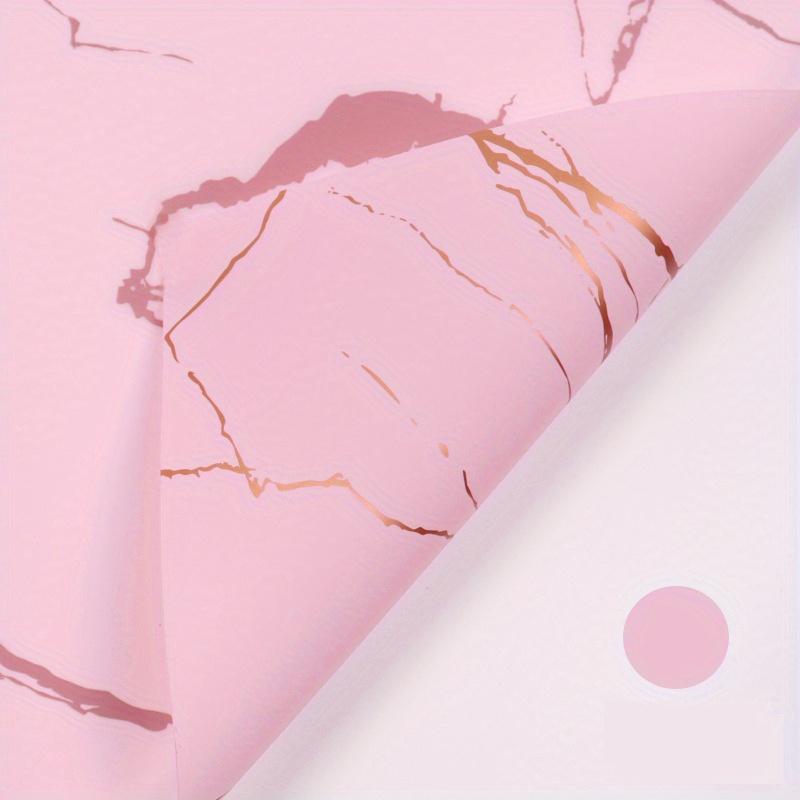 Marble hot pink wrapping paper