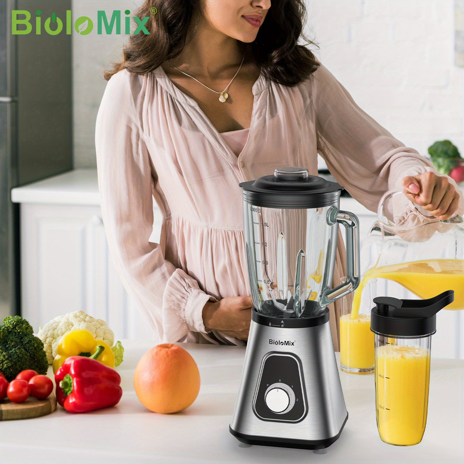 Smoothie Blender With Glass Jar Personal Blenders - Temu