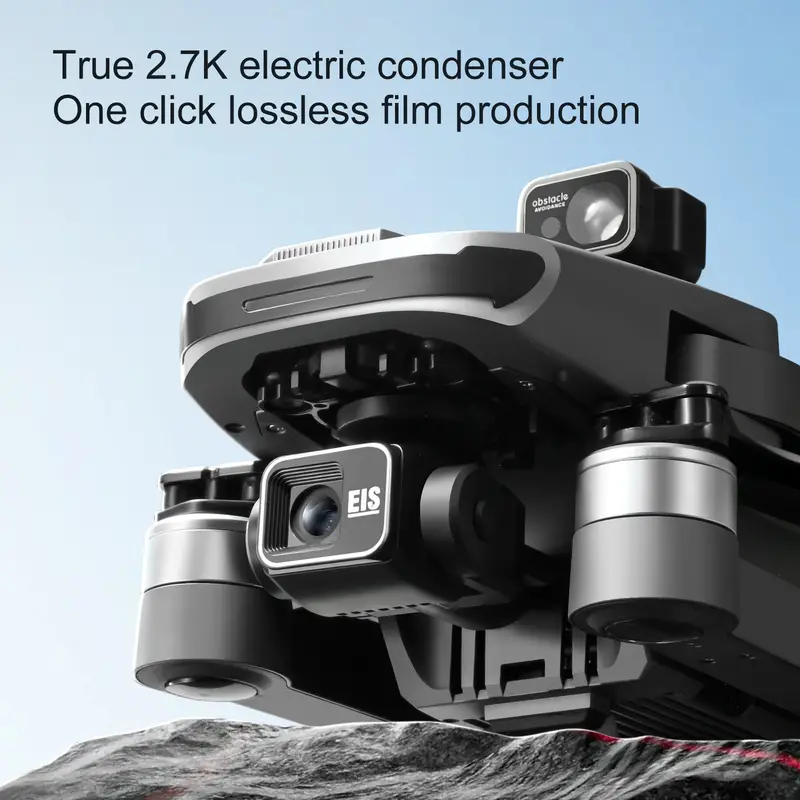 s155 three axis gimbal brushless gps loadable rc drone with 2 7k dual camera 1 battery 360 laser obstacle avoidance esc stable anti shake gimbal 5g wifi fpv professional aerial photography details 6
