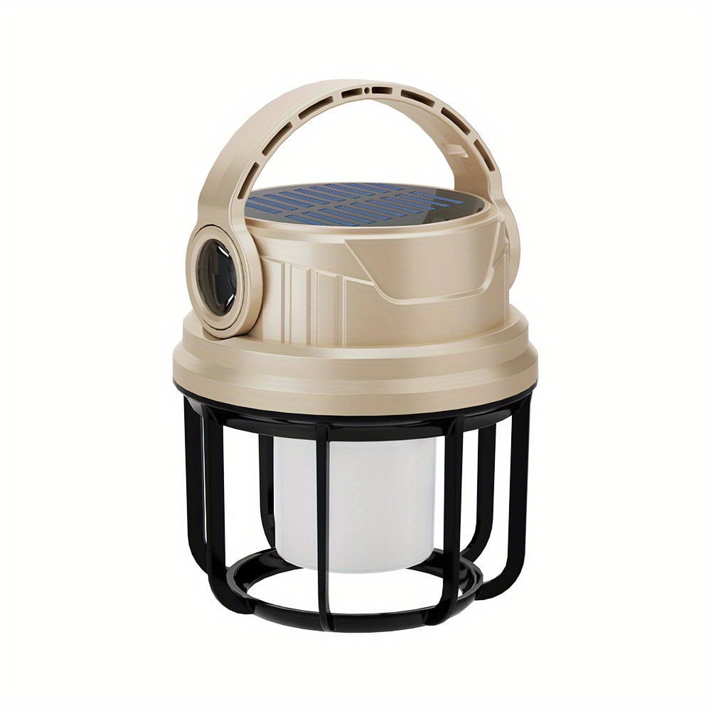 Lámpara solar portátil recargable S-1200-01 para iluminación al aire libre  Pesca Camping Pollo Coop Lámparas