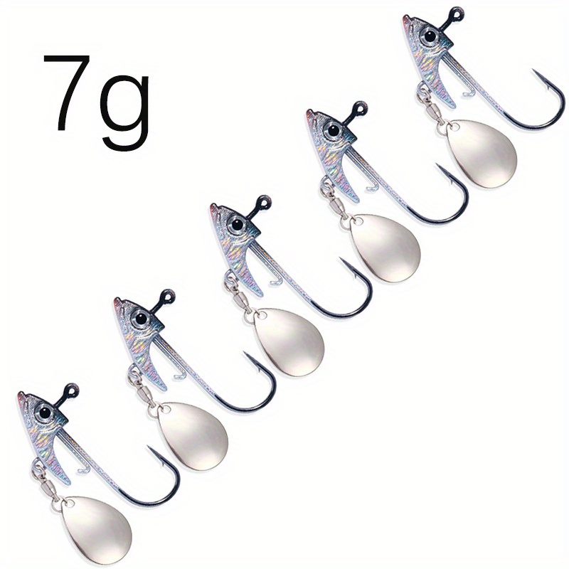 Lake Arrowheads Sizehigh Carbon Steel Jig Heads 7g-14g For Soft Lures -  Ocean Boat Fishing