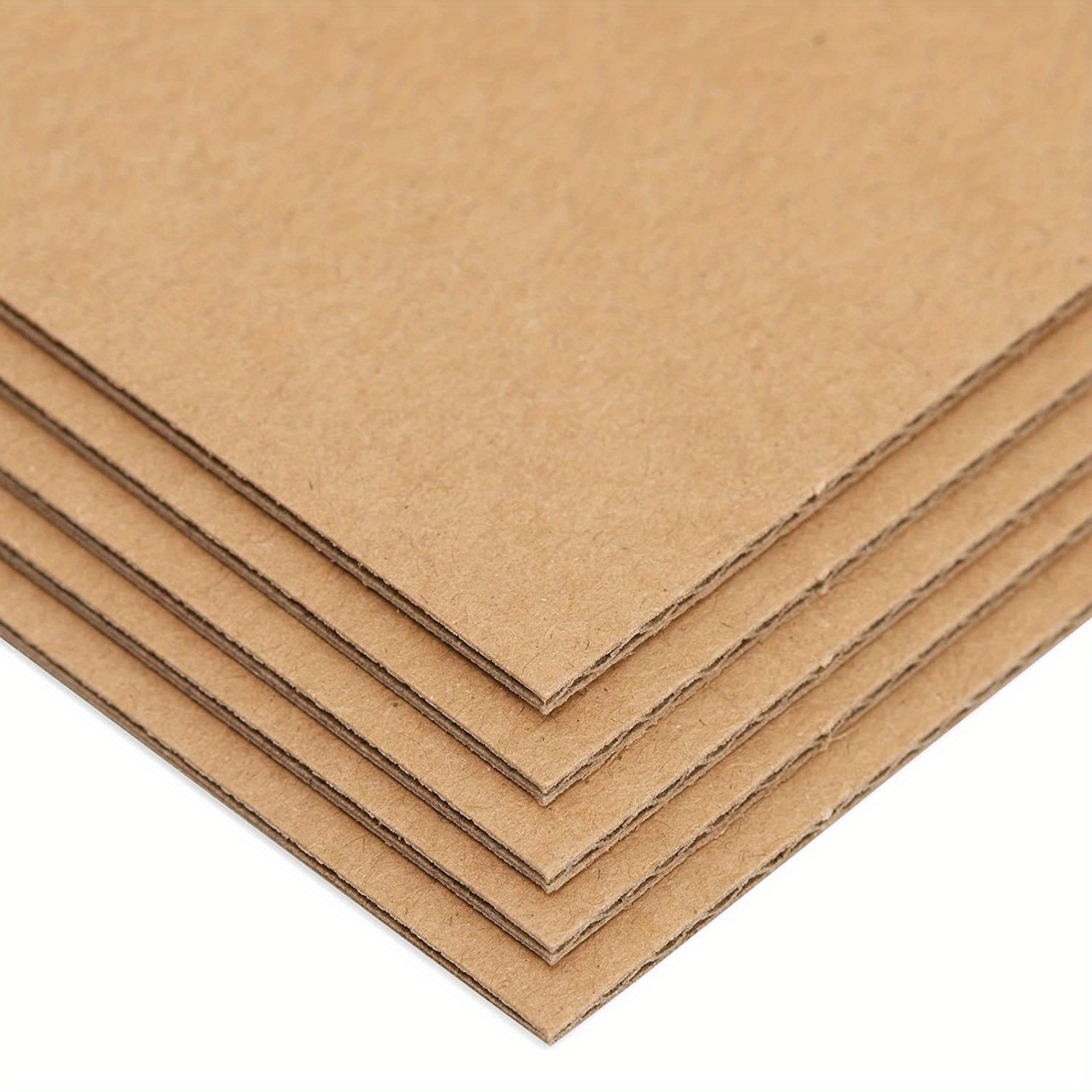 Wabjtam 200 Pack Corrugated Cardboard Sheets For Mailers, Flat Packaging  Inserts For Shipping, Mailing, Crafts, 2mm Thick (5 X 7 In)