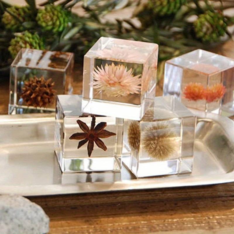 Grand Moule En Silicone époxy Carré – Dimensions 17,2x17,2x5,2 Cm, Pour Résine, DIY, Organisateur Bureau | Réutilisable, Résistant à La Chaleur