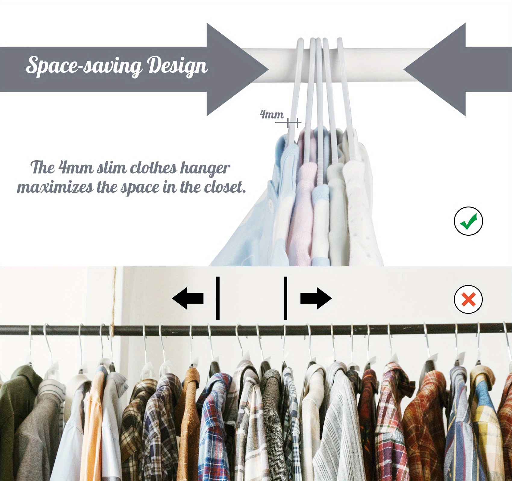 Slim discount clothes rack