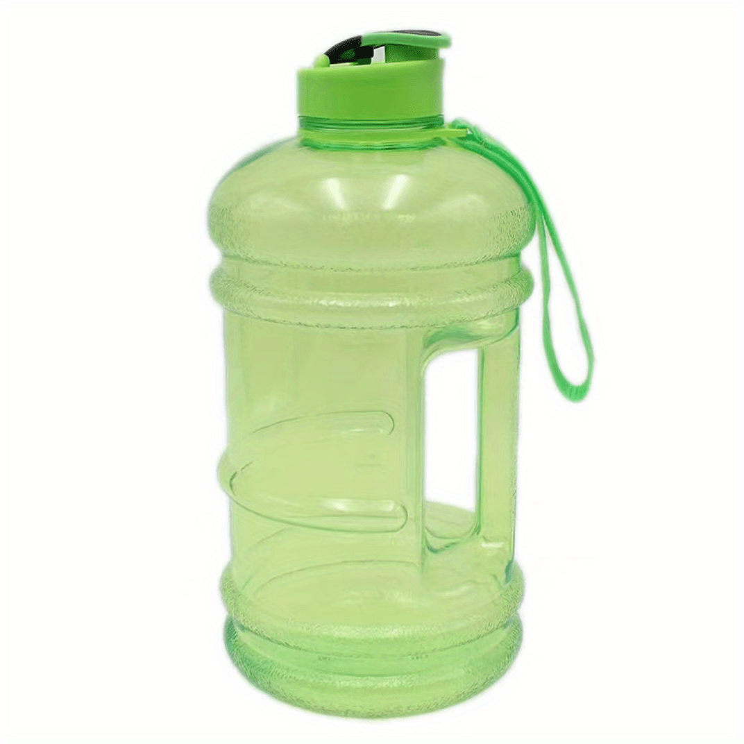 Large Transparent Flip-Top Water Bottle