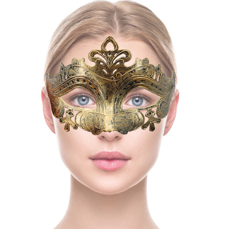 Masquerade Mask Halloween Masquerade Costume Plastic Mask - Temu