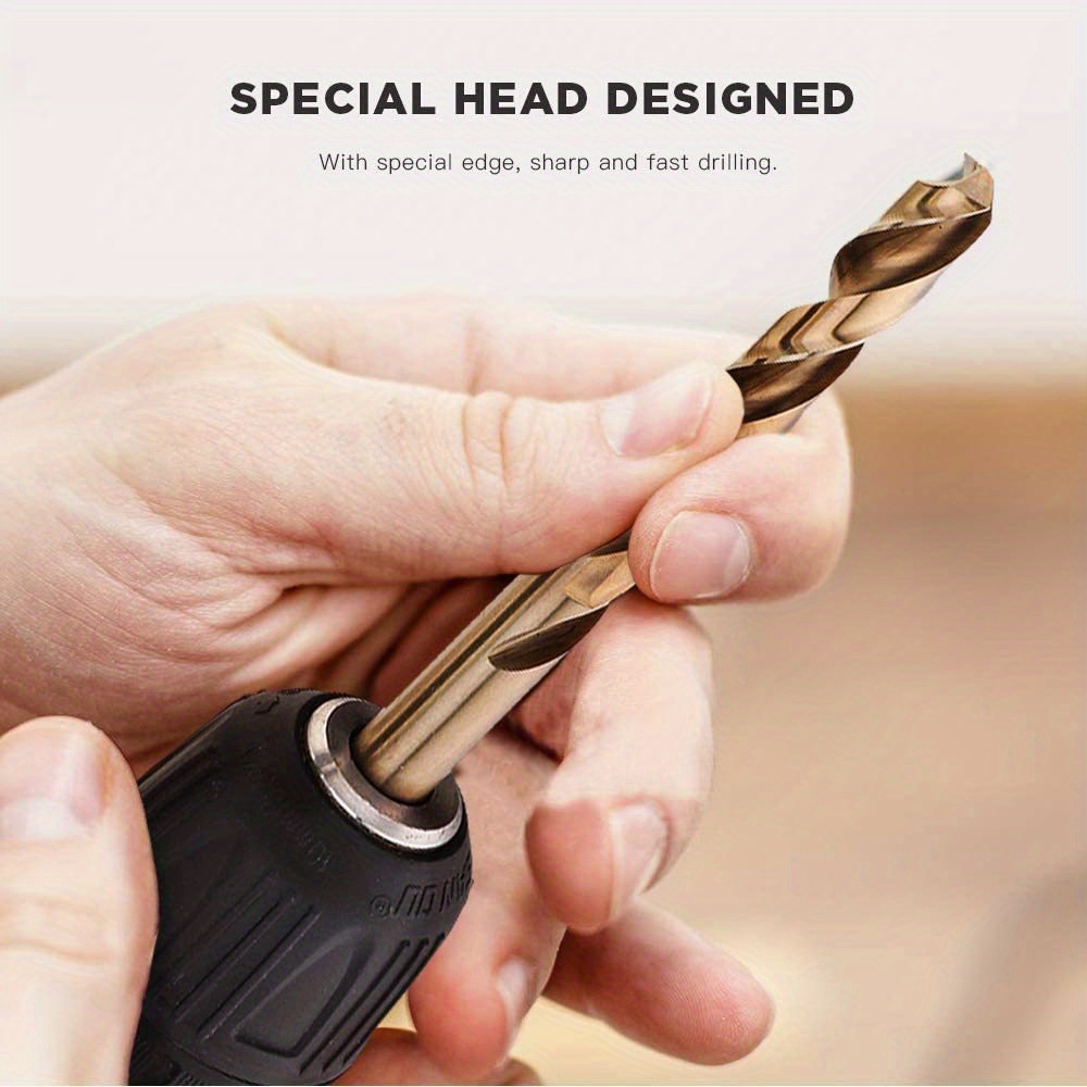 Impact Hex Shank Drill Bit Set M35 Cobalt Drill Bit Set Temu