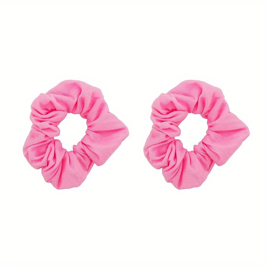 TEMU Ensemble de 2 chouchous durables, élastiques à cheveux pour maintenir les queues de cheval, conçus