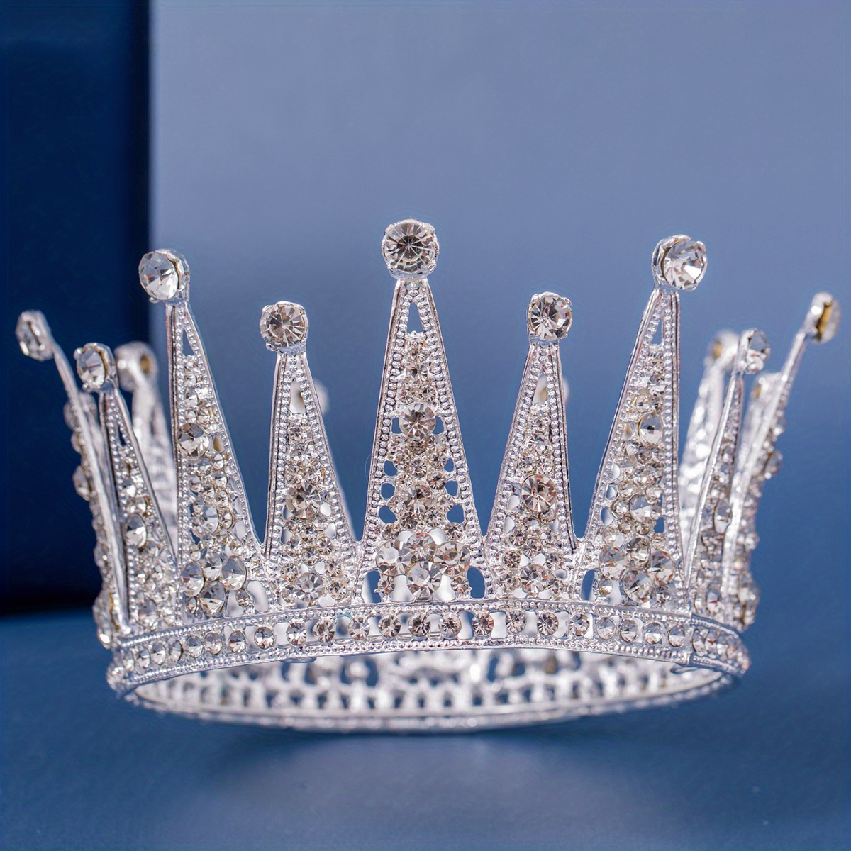 1 Pezzo Di Copricapo Da Ragazza Con Corona Di Strass Da Principessa, Accessori  Per Capelli Con Diadema Di Lusso Squisito, Risparmia Denaro Su Temu