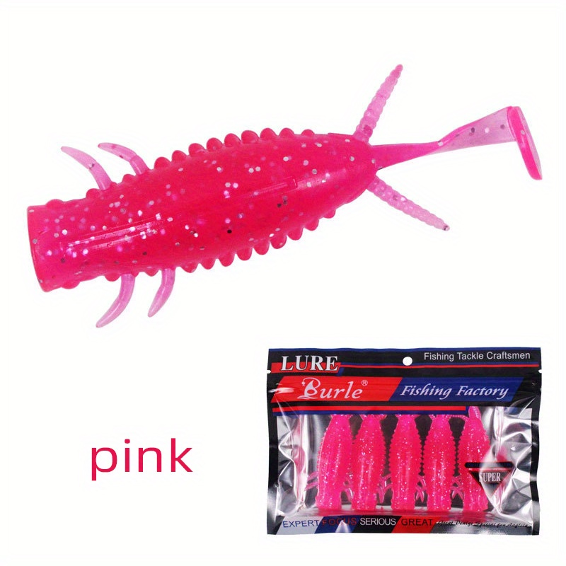 Topwater Artificial T tail Insect Soft Bait 8cm High Elastic