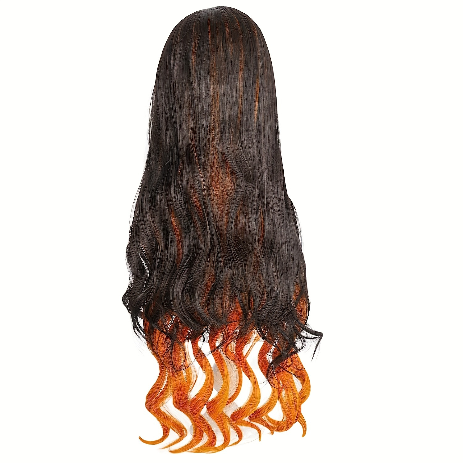 Fashion Mixed Fade Color Anime Hair Wigs Cosplay Cool Long Curly Wigs 9  Colors