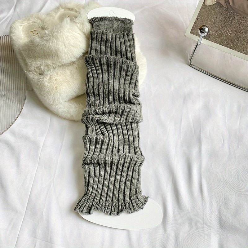 Cream Cable Knit Leg Warmers