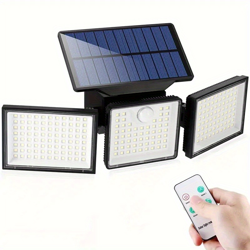 1pc 2pc Outdoor Solar Light 235led Ultra Bright Ip65 Waterproof 3 ...