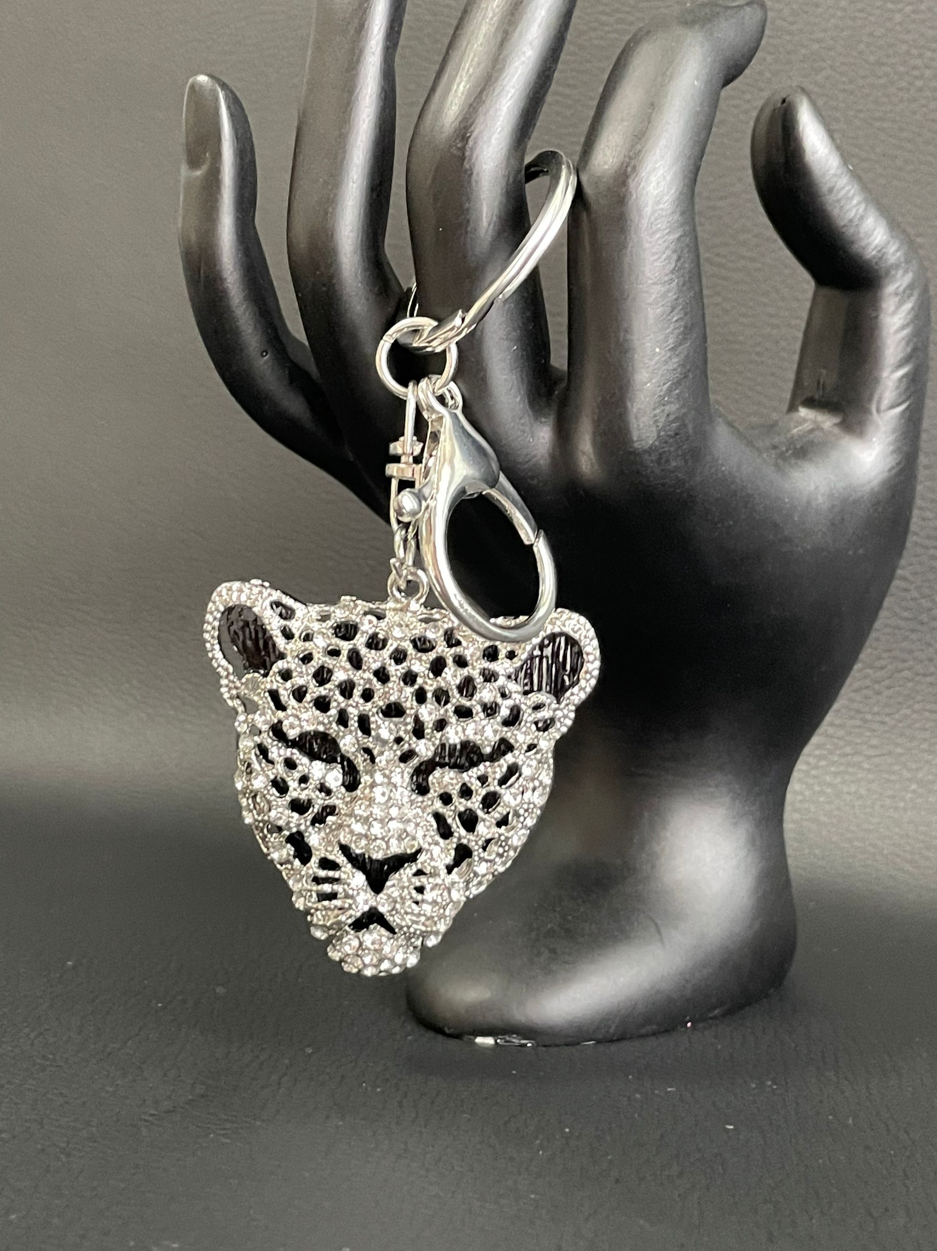 Temu Charms Leopard Pattern Bag Shaped Keychains Pendant Car Wallet Key Chain Key Accessories Purse Handbags Phone Key Ring, Christmas Styling & Gift