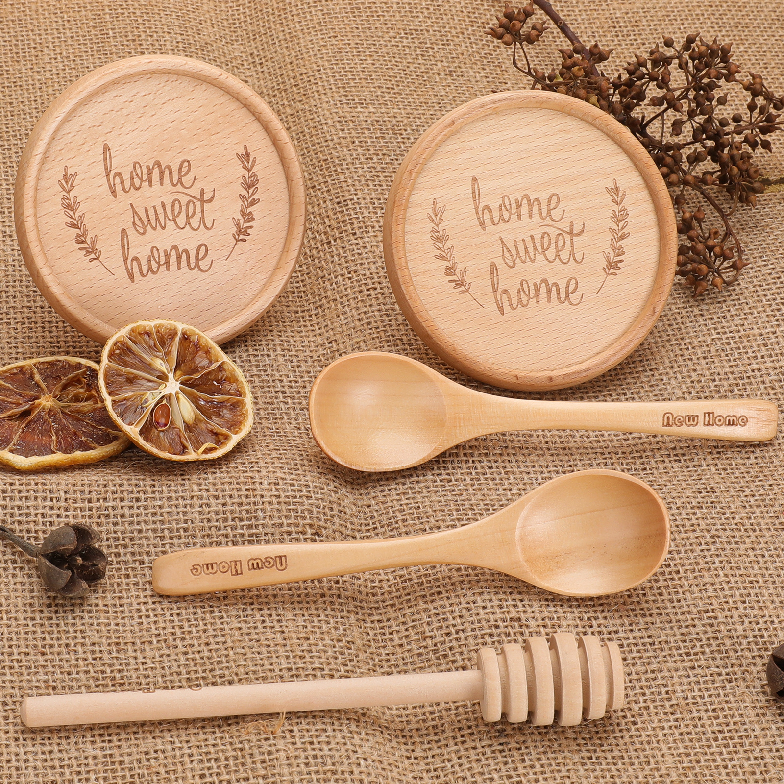 House Warming Gifts New Home,Housewarming Gift,Housewarming Gifts for New  House,New Home Gifts for Home,Home Sweet Home Bamboo Serving Board Candle