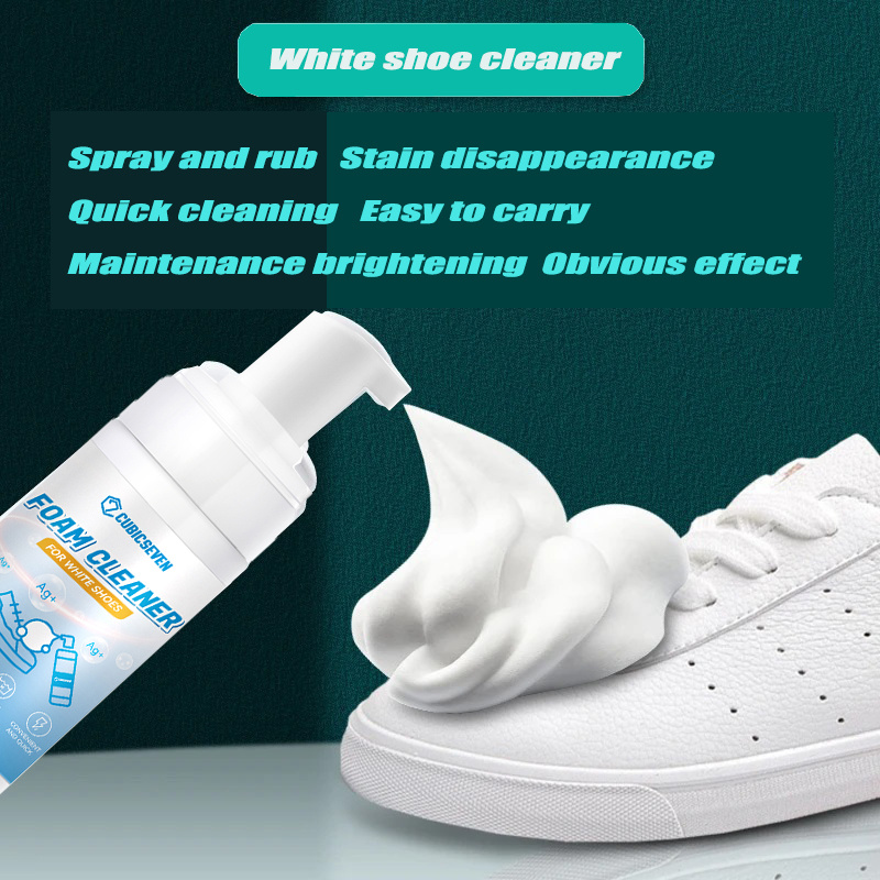 Limpiador De Espuma Para Zapatos Blancos, Spray De Limpieza De Zapatillas