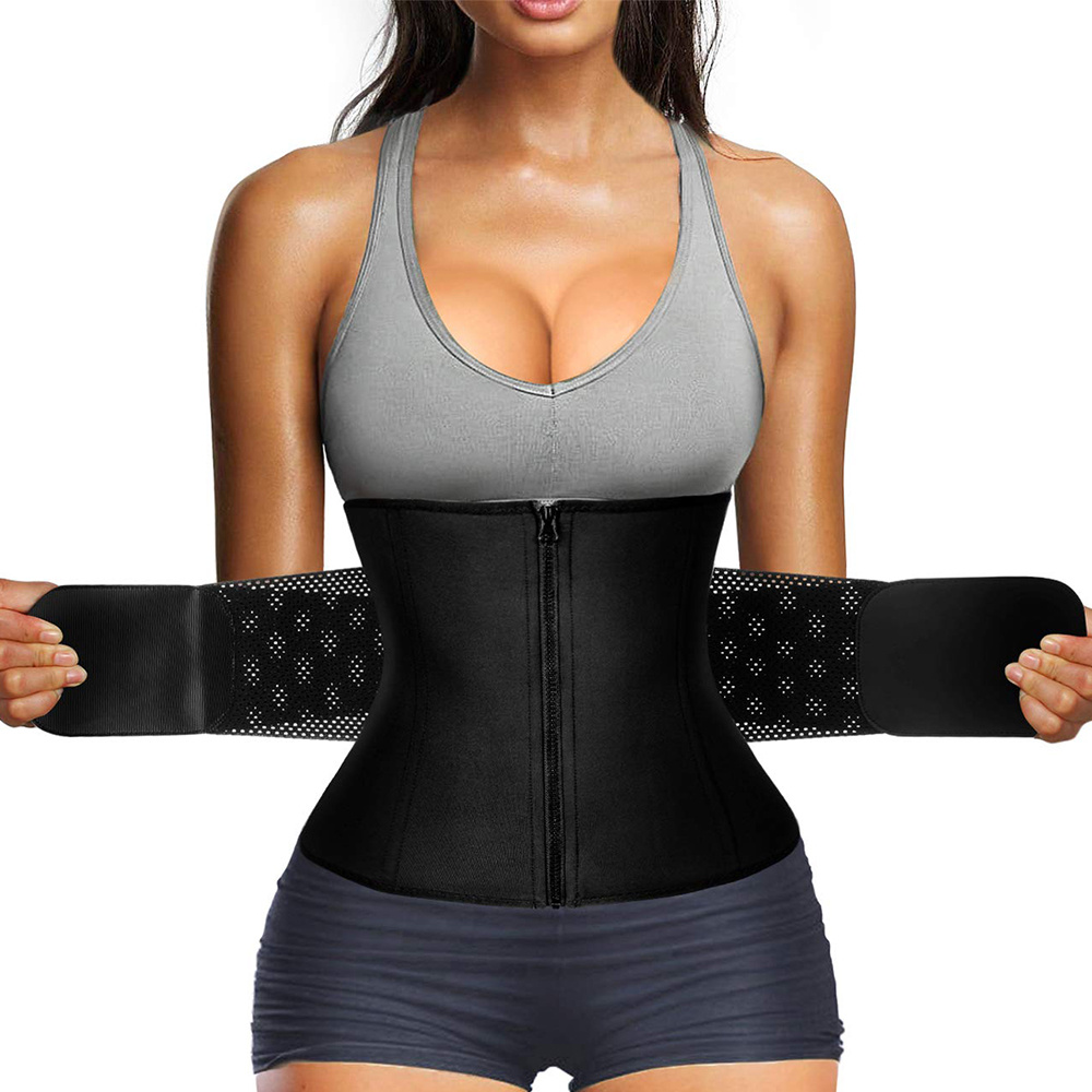 Women Tummy Control Slim Sport Waist Trimmer Sauna Sweat Workout Girdle