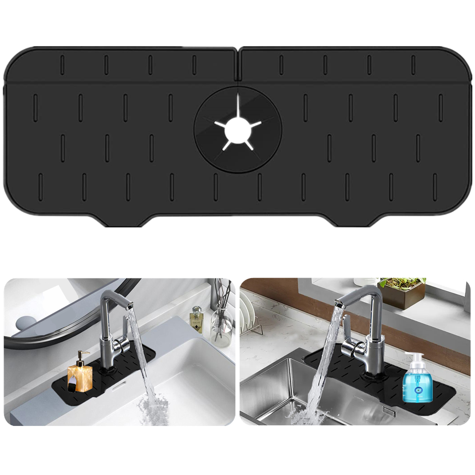 Water Splash Guard For Kitchen Silicone Faucet Handle Drip - Temu