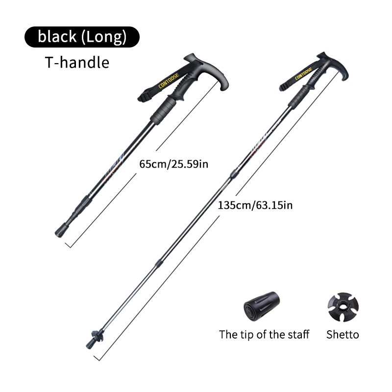Ultra Lite Telescopic Mountaineering Pole for Hiking & Climbing
