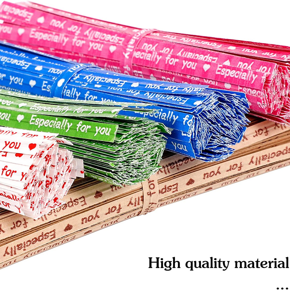 Especially Printed Kraft Paper Twist Ties Colorful Bread - Temu United ...