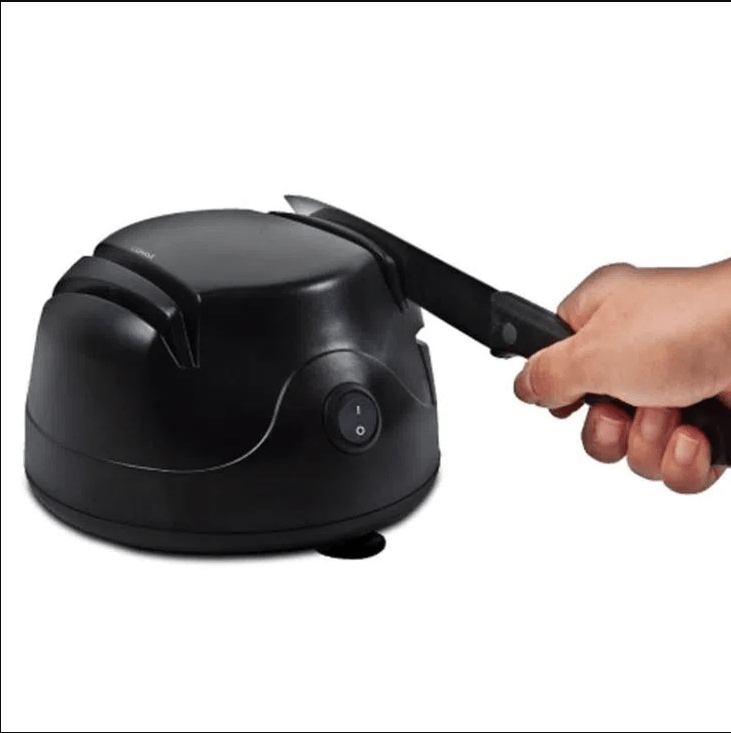 2 stage 3 in 1 electric knife sharpener 45w retractable cord great for knives scissors screwdrivers details 3