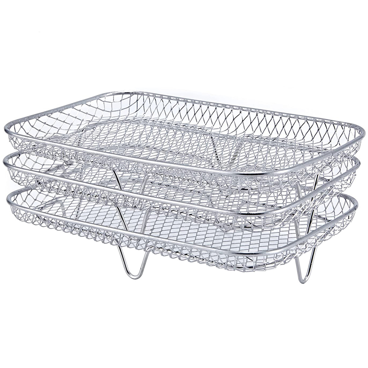 Air Fryer Basket, Steamer Basket, 304 Stainless Steel Mesh Basket for Air  Fryer, Air Fryer Accessory 8 inch Basket with Handle