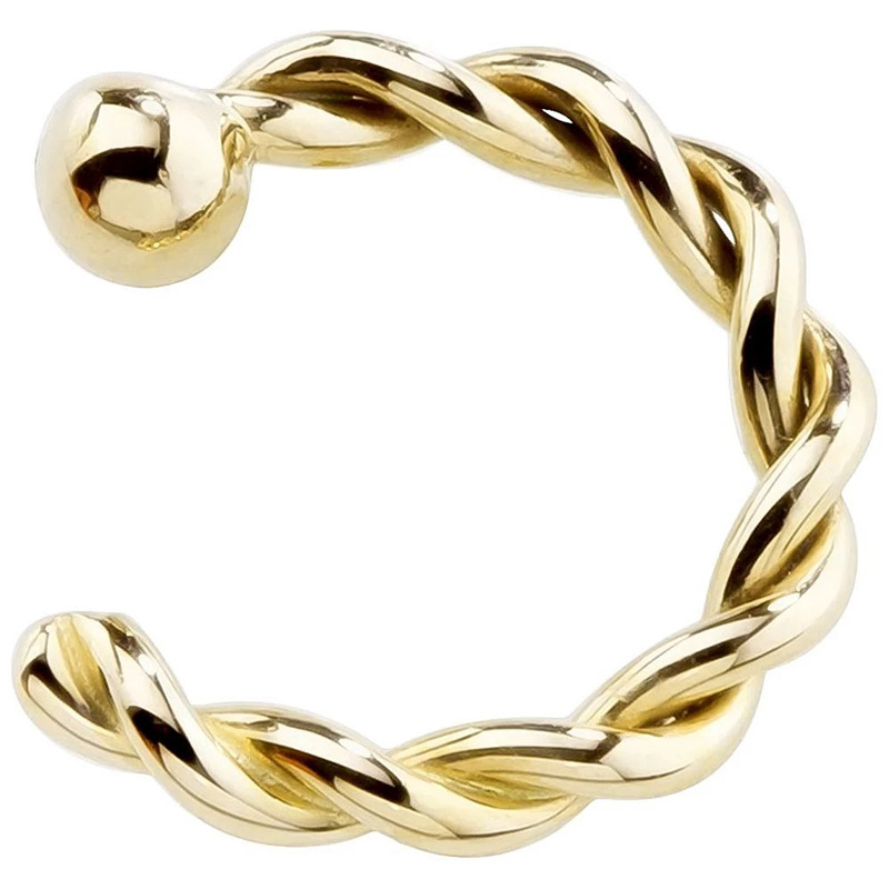 Image of Fashion 1pc U Shaped Fake Nose Ring Punk Style Piercing Body Daily Wearable Jewelry