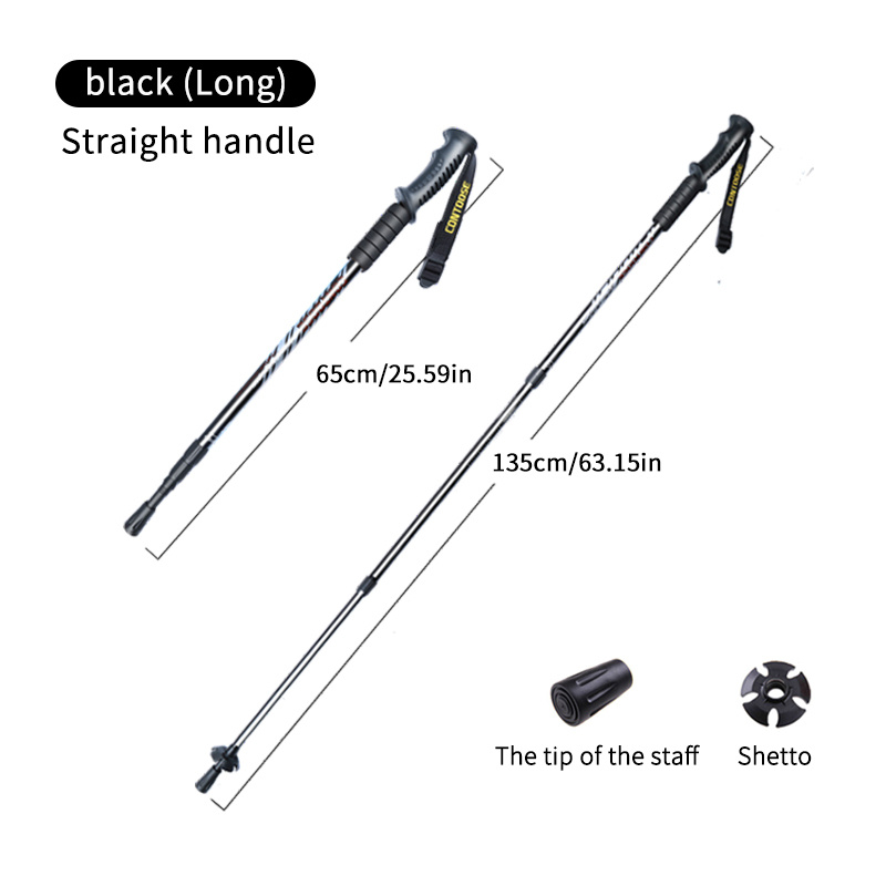 Ultra Lite Telescopic Mountaineering Pole for Hiking & Climbing