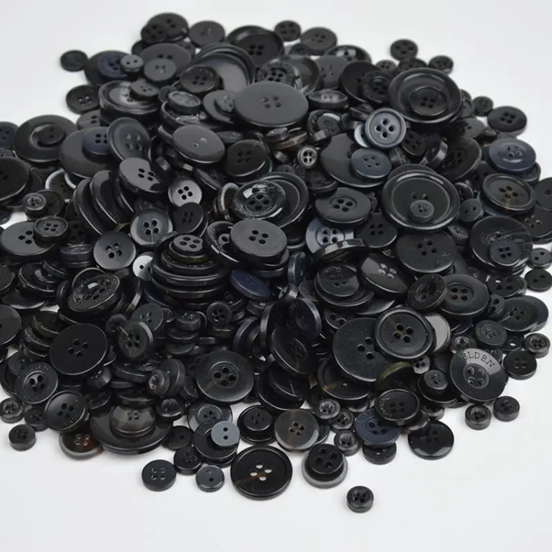 1000 Pcs Resin Buttons, 2 and 4 Holes Assorted Sizes Round Craft Buttons  for Crafts Sewing, Mixed Color