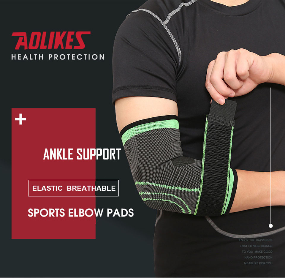 Order A Size Up Aolikes Elbow Brace Compression Support Temu