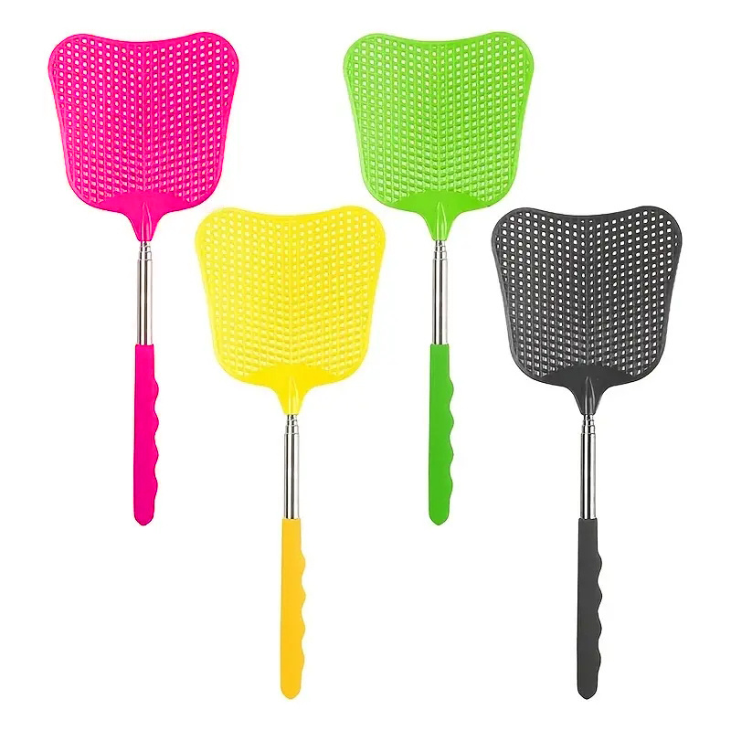1pc Fly Swatters Telescopic Extendable Fly Swatter Prevent Mosquito