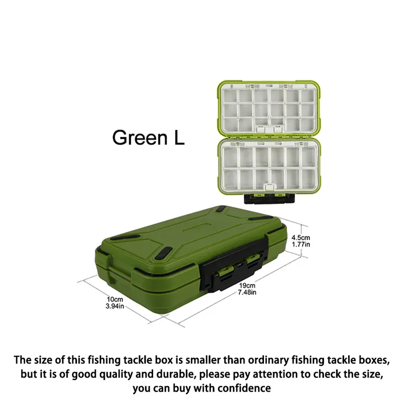 Organize Fishing Tackle Box Waterproof Double side - Temu Canada
