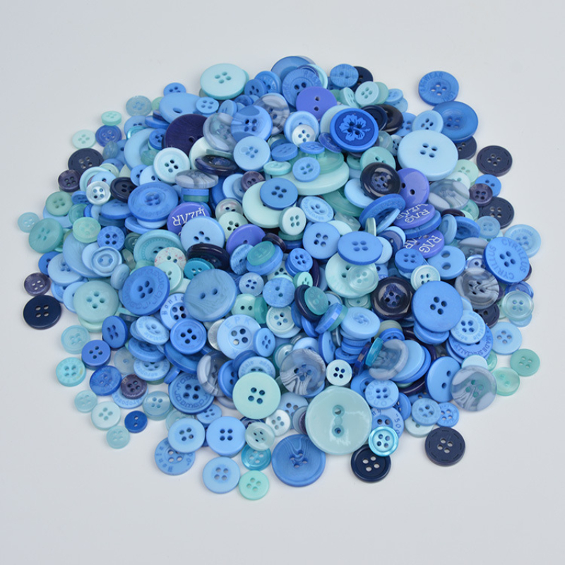 1000 Pcs Resin Buttons, Assorted Sizes round Craft Buttons for