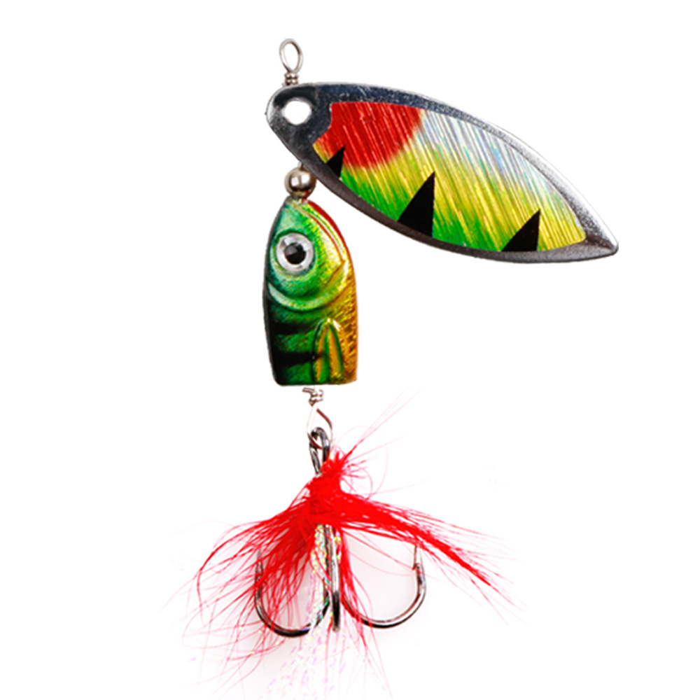 Rotating Metal Fishing Lures Squid Artificial Bait - Temu