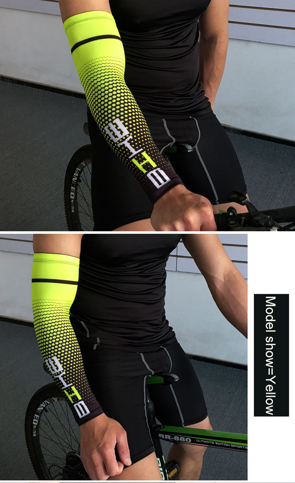 thin and breathable mens and womens outdoor cycling mountain climbing fishing basketball sun protection arm sleeve cover 2   1 pair details 12