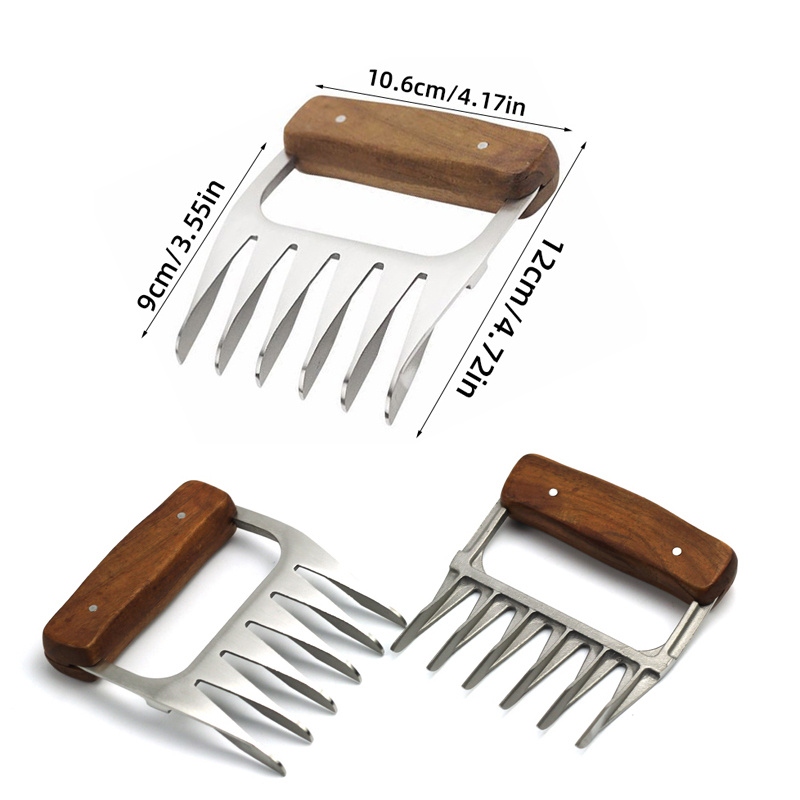 Eternal Meat Shredding Claws - Plastic or Stainless Steel Metal Metallic