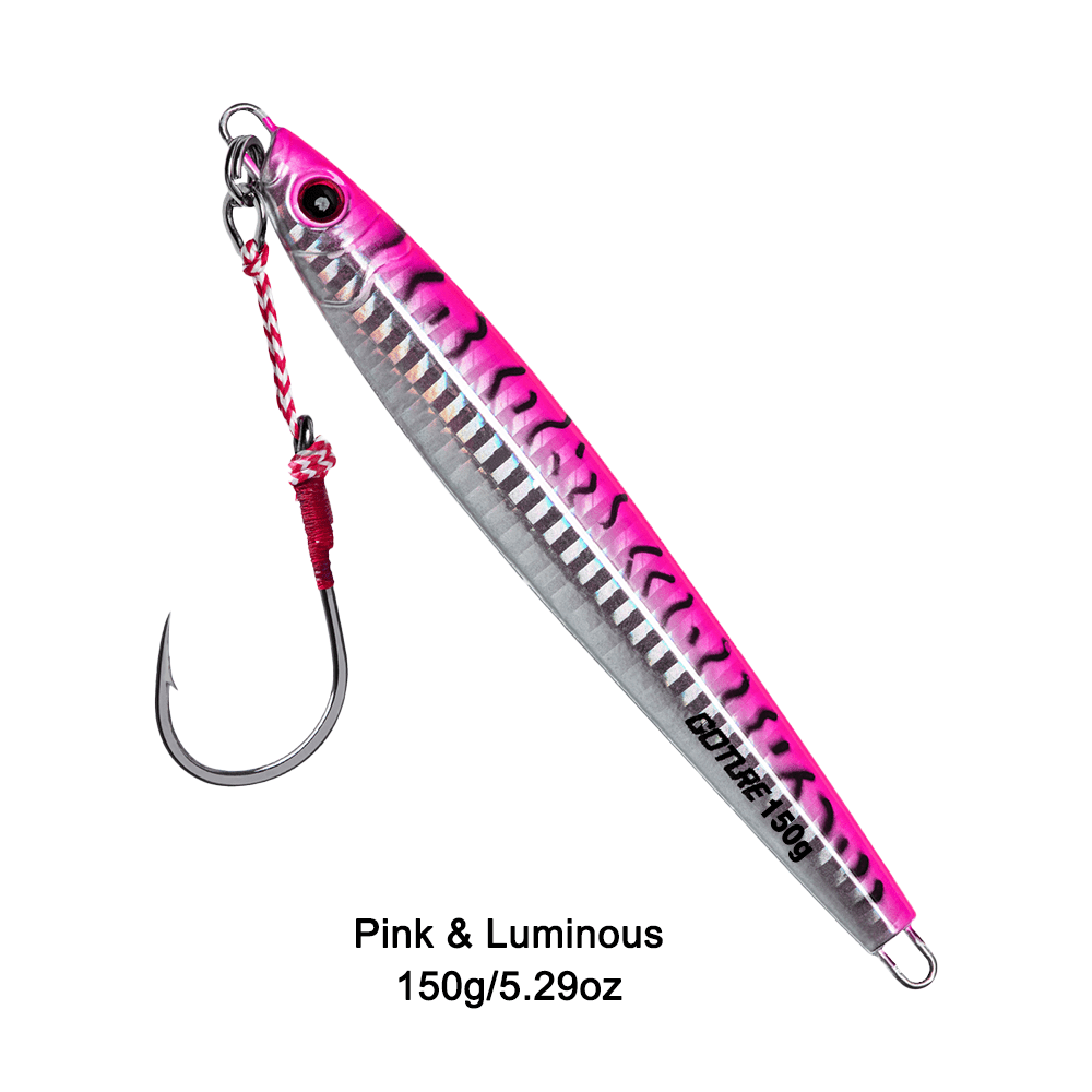 Metal Fishing Jigs Lure Luminous Lead Artificial - Temu