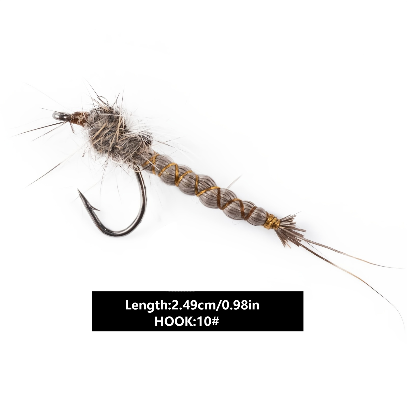 Premium Trout Fishing Dry Wet Scud Nymph Midge Larvae - Temu Canada