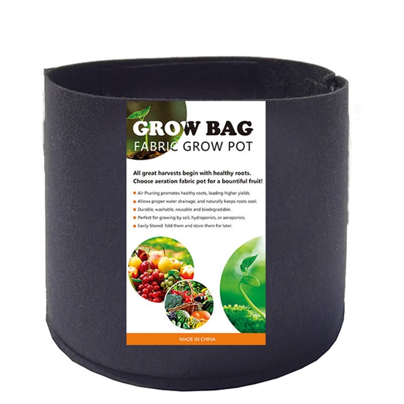 Dropship Potato Grow Bags; Plant Grow Bags Garden Container Heavy Duty  Aeration Fabric Pots Thickened Nonwoven Fabric Grow Bags With Flap Handles  For Veggies Flower Planter to Sell Online at a Lower