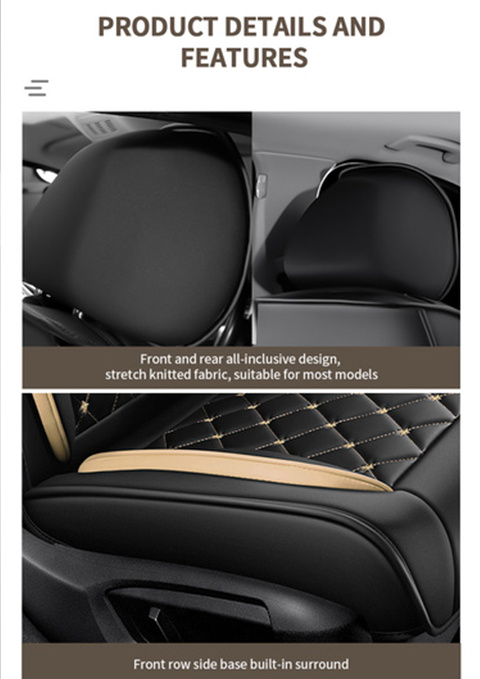 Upgrade Your Vehicle With Luxury Car Seat Cover Premium Faux - Temu
