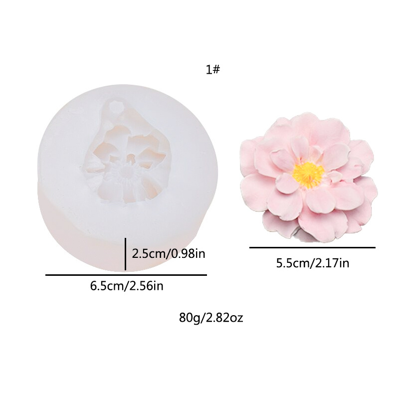 Peony Flower Silicone Mold Silicone Can Be Used To Make - Temu