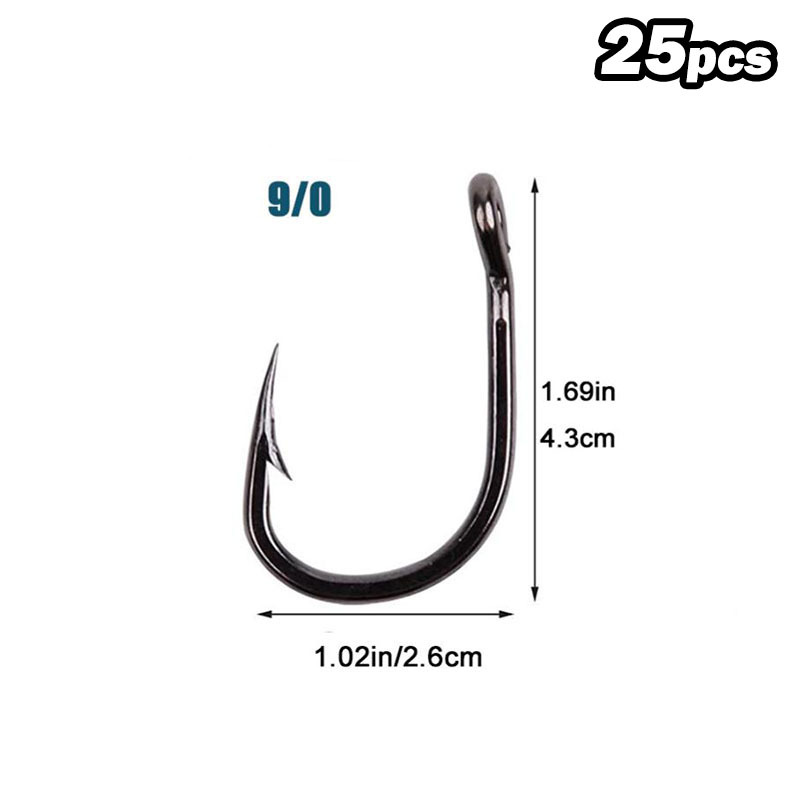 Stainless Steel Saltwater Fishing Hooks Get Ready A - Temu