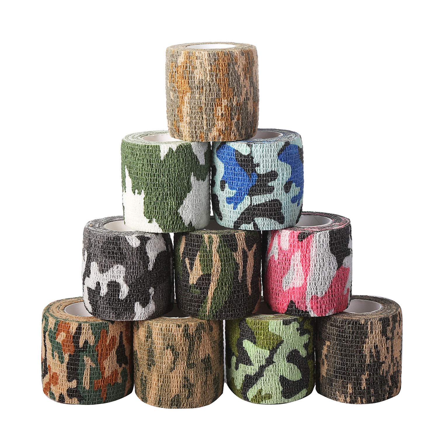 1 Roll Self-adhesive For Fingers, Legs, And Wrists | Breathable, Non-woven Material, Random Colors