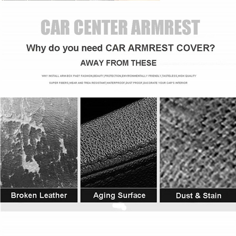 CGEAMDY Auto-Armlehnenkissen aus Leder, wasserdicht, für die meisten Autos,  Lieferwagen und SUVs (Gelb) : : Auto & Motorrad