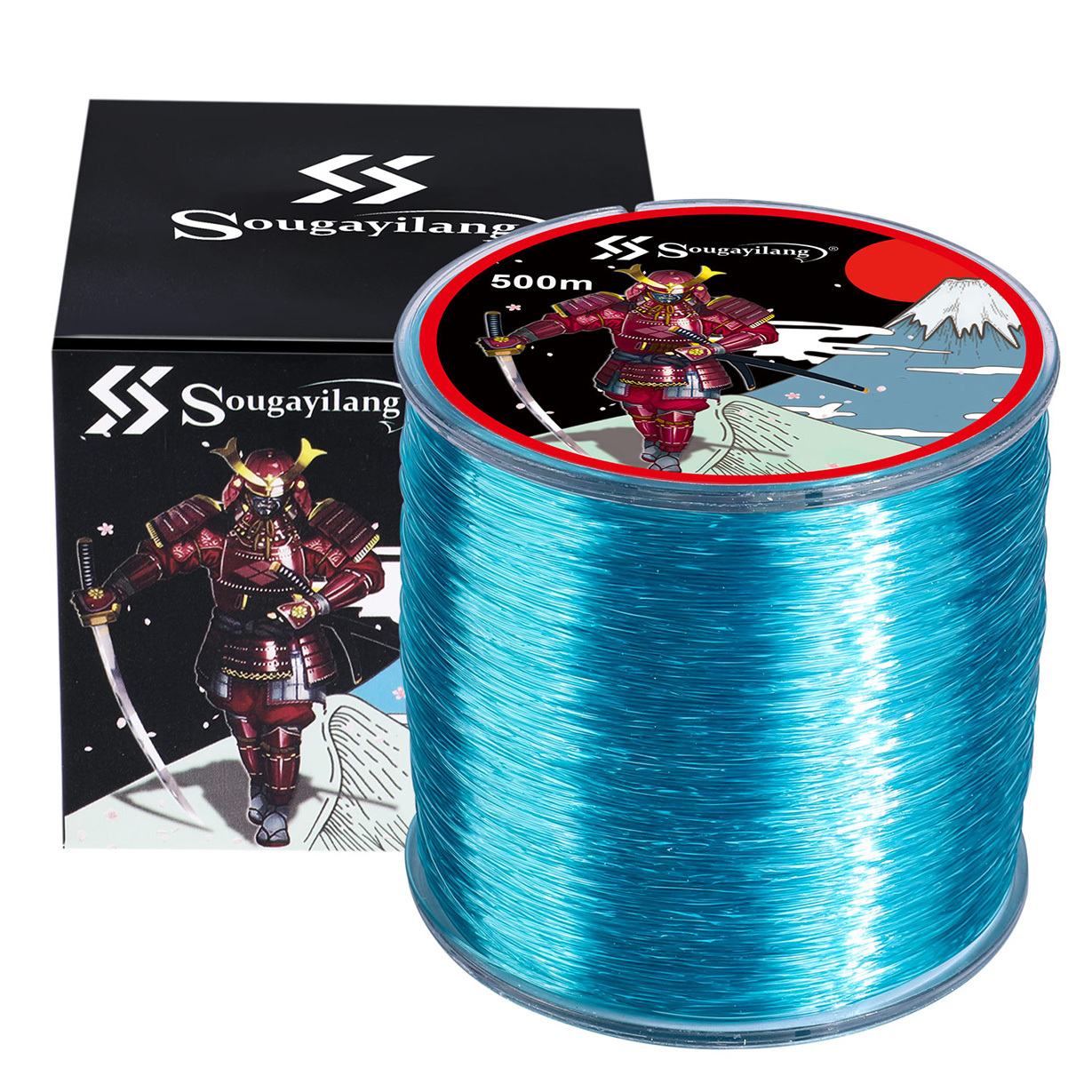 Sougayilang Fishing Line Nylon String Cord Clear Fluorocarbon Strong  Monofilament Fishing Wire-Red-4.0# : : Sports, Fitness & Outdoors