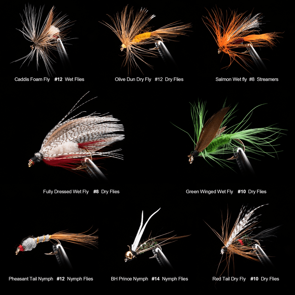 1Piece Nymph Trout Fly Fishing Lure Dry / Wet Flies Nymph Artificial Ice  Fishing Lures