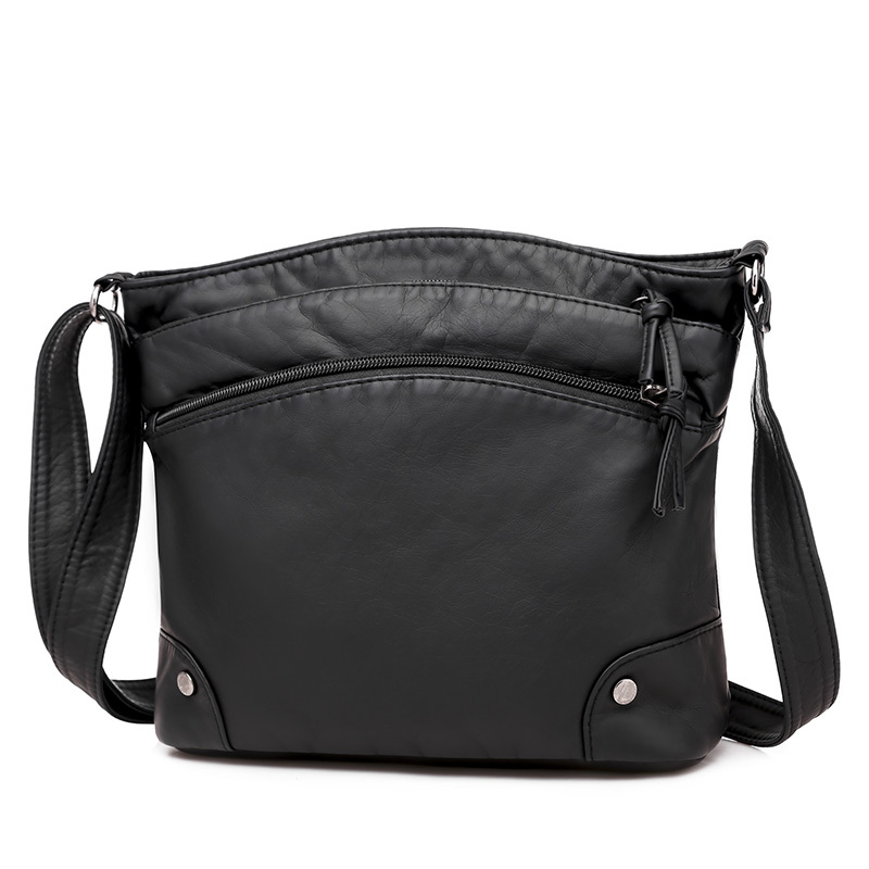 Multi Pockets Shoulder Bag, Casual Faux Leather Crossbody Bag, Women's ...